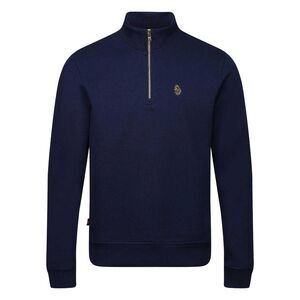 Luke 1977 Mens Higgs 2 Quarter Zip Sweatshirt / Navy
